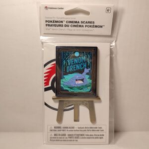 Pokemon TCG Muk Enamel Pin Official Nintendo Cinema Scares Venom Drench Badge